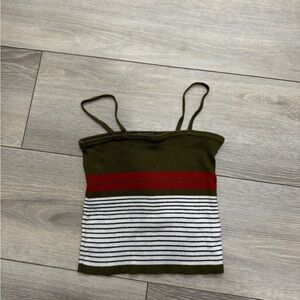 Take out Y2K stripe knit 100% cotton size medium